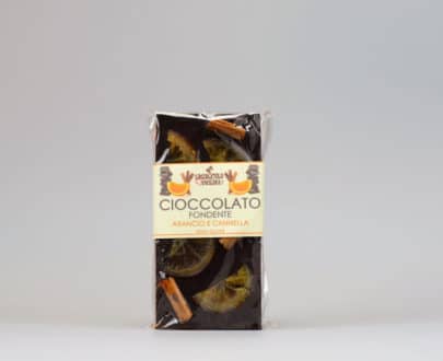 Cioccolato fondente arancia e cannella Cioccolateria Veneziana