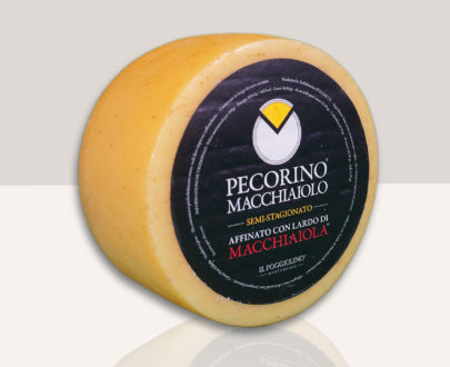 Pecorino semistagionato affinato in lardo di Macchiaiola