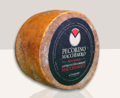 Pecorino Macchiaiolo stagionato in lardo vergine di Macchiaiola Maremmana