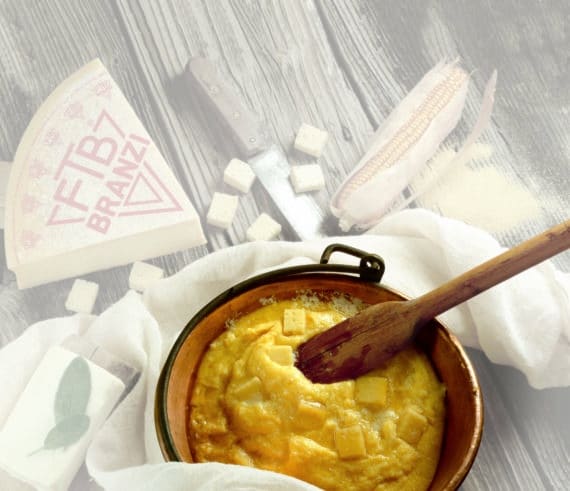 Polenta Taragna con Formaggio Branzi