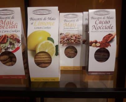 Biscotti di Mais senza glutine Cacao e Nocciole Piemonte Pistocchi